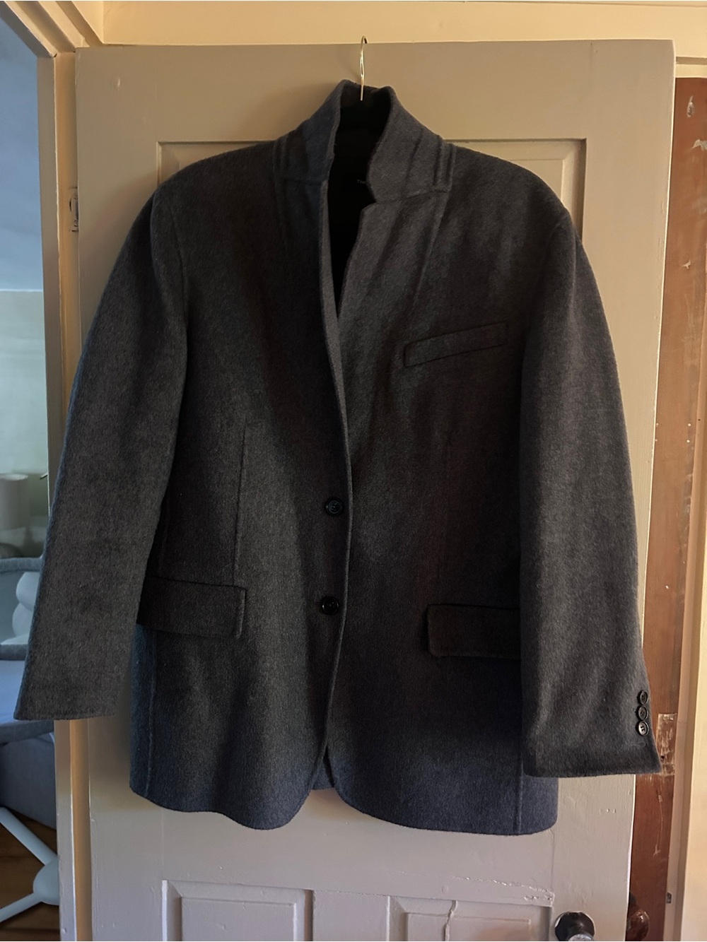 Theory wool unlined blazer style jacket